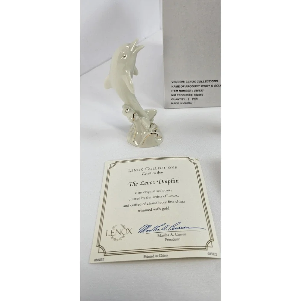 Lenox‎ Fine China Dolphins On Wave Pair 4